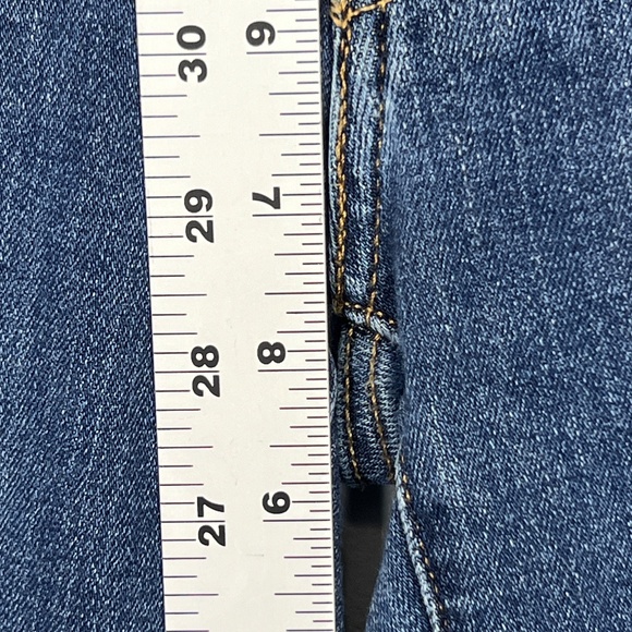 Levi's Jeans 711 Skinny Women's Size 27 Blue Low Rise Distressed 28 in Inseam - Picture 6 of 14